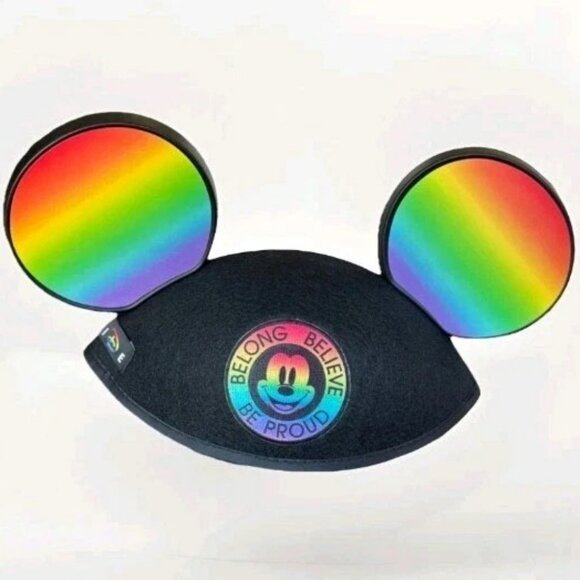 Disney Parks Pride Collection Mickey Mouse Ear Hat Adult NWT - Picture 1 of 4